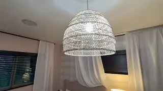 The bamboo cage light that steals the show!