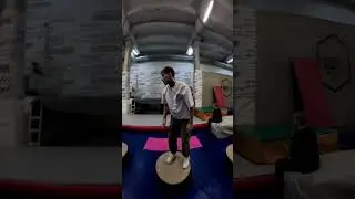 Небольшая линия с 360 в аккураси  #parkour  #2024 #climbing #freerunnerlife #bouldering #паркур