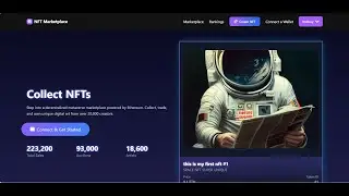 NFT Marketplace Using Laravel + Solidity + Pinata IPFS | Smart Contract Verified on Etherscan!