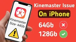 Kinemaster Big Problem In iOS Devices | How To Fix Kinemaster Problem