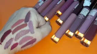 МАТОВЫЕ ПОМАДЫ ФАБЕРЛИК.  ВСЕ ОТТЕНКИ,  СВОТЧИ.