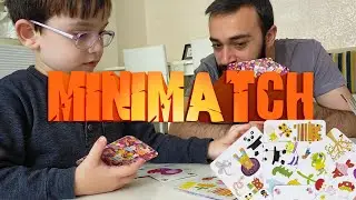 G&Ouml;RSEL DİKKAT VE EŞLEŞTİRME OYUNU - Djeco Minimatch Kart Oyunu