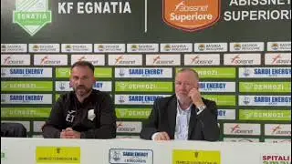 Prononcimi i trajnerit te Egnatias, Edlir Tetova, para duelit me Bylisin