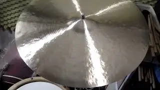 24 Rustico Ride Cymbal, 2818g - Handcrafted cymbals by Craig Lauritsen