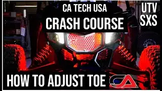 CA TECH USA - Adjust Tie Rods & Set Toe for your UTV or SXS - How To Video