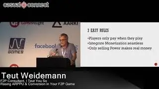 Raising ARPPU & Conversion in your f2p Game | Teut Weidemann