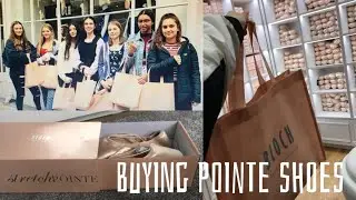 buying my first pair of pointe shoes!!!