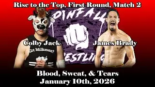 Pinfall Wrestling | Rise to the Top First Round Match 2: James Brady vs. Colby Jack