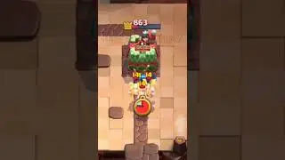 When You Target Both Tower 😰 | #shorts  #clashroyale