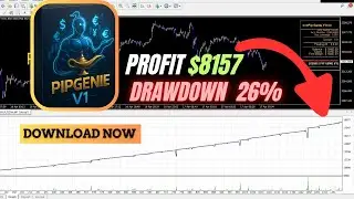 PIP GENIE V1 EA  Smart Forex Robot for MT4 | XAUUSD Trading | Free Download