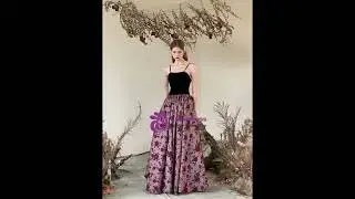 kemedress Flower Print Spaghetti Straps Prom Dress