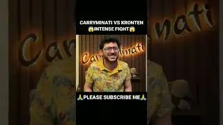 😳 @CarryMinati & @Gareebooo vs @KrontenGaming INTENDED FIGHT 😱 #carryminati #bgmi #shorts
