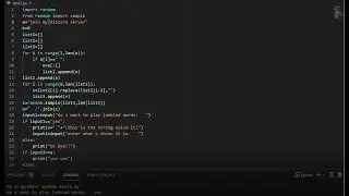 a beginner made a python jumbled word game.