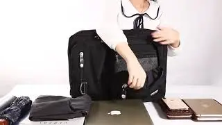 FreeBiz Laptop Backpack Messenger Bag-Hybrid Briefcase Bookbag Rucksack with Handle and Shou Reviews