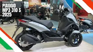 Ewolucja popularnego tr&oacute;jkołowca. Czy zmieniono tylko kolor? - Piaggio MP3 310 S EICMA 2024
