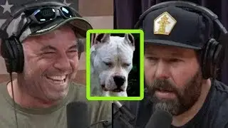 Joe Rogan Freaks Out Over Monster Dog