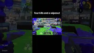 four kills and a wipeout #splatoon #shorts