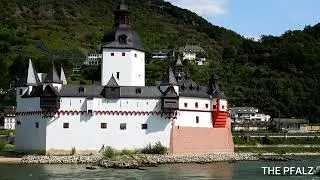 SCENIC RHINE RIVER CRUISE FROM KOBLENZ to BINGEN, GERMANY ||