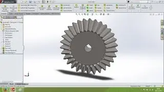 Solidworks ile Konik Dişli Çizimi  Part 2