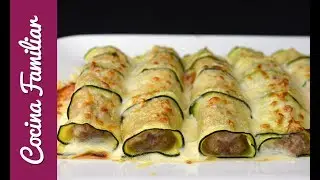 Receta de canelones de calabacín con parmesano paso a paso | Recetas caseras de Javier Romero