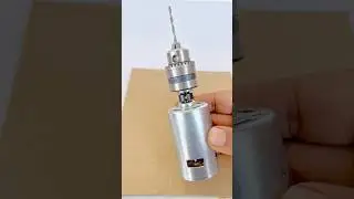 Powerful Drilling machine . Dc motor. #project #diy #motor