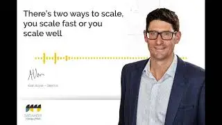 Scale Fast or Scale Well?