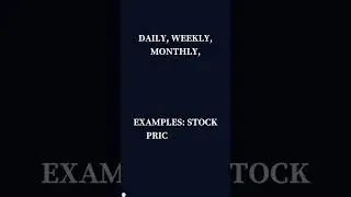Time Series Data || Econometrics || Statistics @komalkanwarshekhawat_