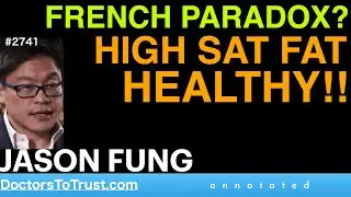 JASON FUNG c4 | FRENCH PARADOX?   HIGH SAT FAT HEALTHY!!