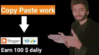 How to Earn Money from Blogging by /Just Copy-Paste Blogging for beginners
