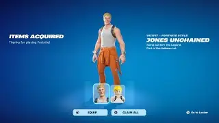 How To Get Jones Unchained Skin NOW FREE in Fortnite! (Unlocked LEGO Jones Unchained Style)