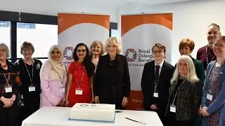 Queen Consort visits osteoporosis charity