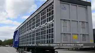 Обзор полуприцепа птицевоза Тонар - 9886 | МИРавтотехники