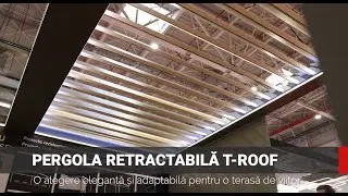 Pergola T-Roof: soluția modernă pentru aerisire și umbrire pe terasă! SunLeader pergole retractabile