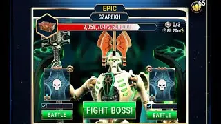 Tacticus Guild Raid Necrons. Szarekh vs Onurb29