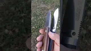The Cudeman finger guard gets thinner as you get close to the blade making it more comfortable.