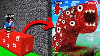 [ CANLI YAYIN ] NEDEN HASANI YAPI KAPIŞMASINDA TRAIN EATER ile TROLLEDİM !! - Minecraft