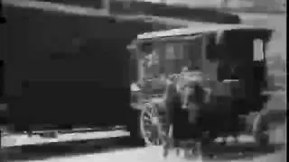 Loading mail car, U.S. Post Office