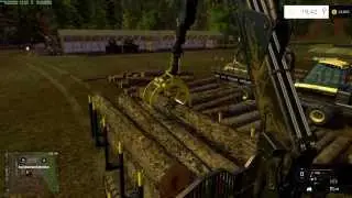 FS2015 logging, multi, with G27 and joysticks