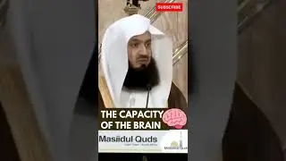 The Capacity of the Brain Part 1- Mufti Menk #shorts #islam #muslim #brain #muftimenk