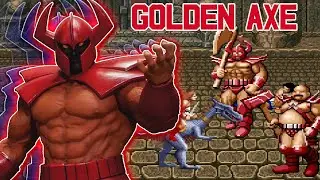 Golden Axe (1989) Arcade 2 Players Playthrough 60FPS HD Full Game Online Netplay