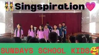 SUNDAY'S SCHOOL CHILDREN😇💃SINGSPIRATION ON CHRISTIAN EDUCATION  SUNDAY || KBCDB@LongonPChaiVlogs