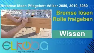 Tipp f&uuml;r Tastenkombination Freigabe Laufrollen Pflegebett V&ouml;lker 2080, 3010, re-upload aus 2018