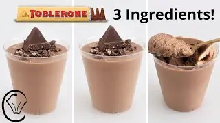 3 ингредиента шоколадного мусс-десерта Toblerone ТАК просто и УДИВИТЕЛЬНО ВКУСНО!