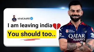 Brain Drain - Why Virat Kohli is moving to London.