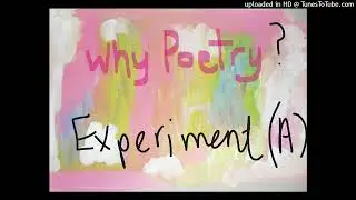Why Poetry? Experiment (A)       'poet + ai = Objects in Space and Time'  #experimentalpoetry