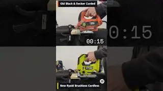 Jigsaw Test! Ryobi vs Black & Decker #tool #tooltest #woodworking #diy #jigsaw #saw #carpentry #cut