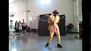 JC Lip Syncing to Carlton Banks