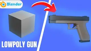 How to model a low poly gun