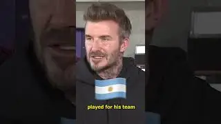 David Beckham talks about Lionel Messi's future🐐👀