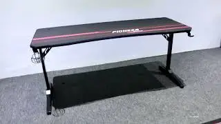Carbon fiber surface computer desk